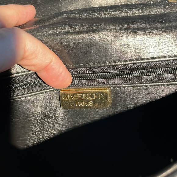 Vintage Givenchy Paris Quilted Lambskin Shoulder and Crossbody Bag - Picture 13 of 17